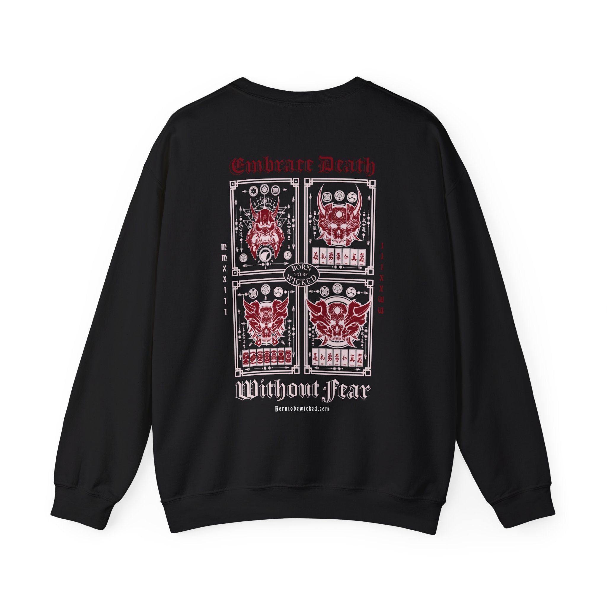 Embrace Death Sweatshirt - Born To Be Wicked